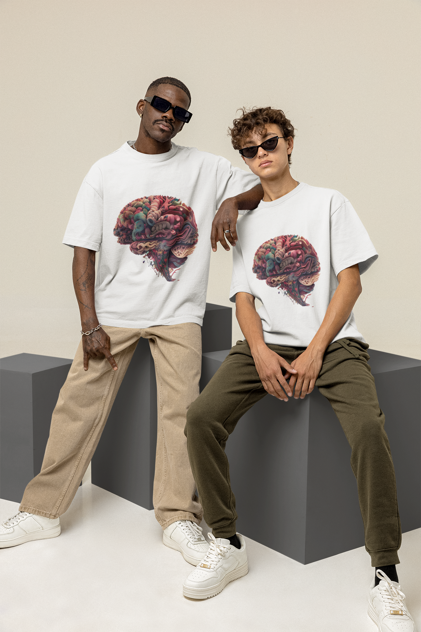 Title:
GOODLUCK Oversized Tee – Mind Bloom (Black & White Edition)