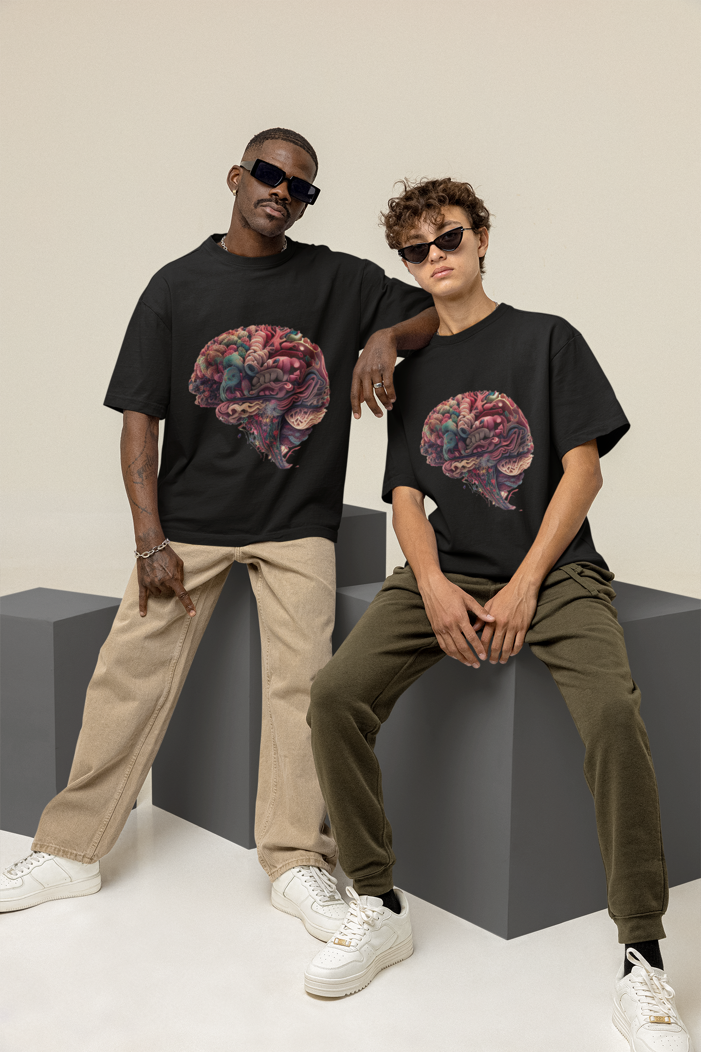 Title:
GOODLUCK Oversized Tee – Mind Bloom (Black & White Edition)